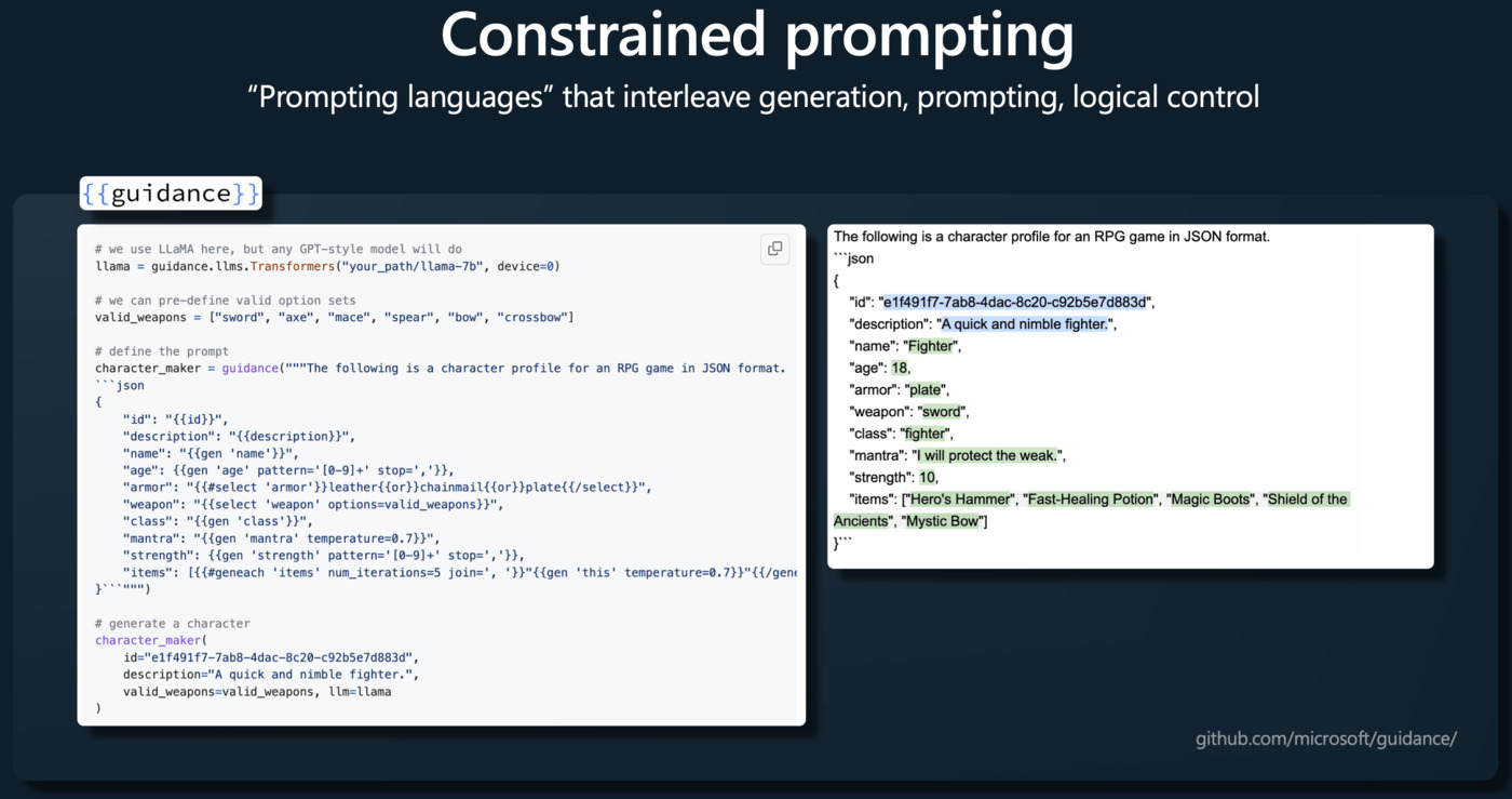 Constrained Prompting